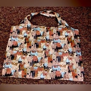 Cat Pattern Portable Reusable Shopping / Grocery Bag
